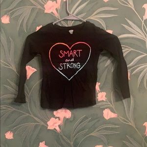 A black and rainbow T-shirt by old navy